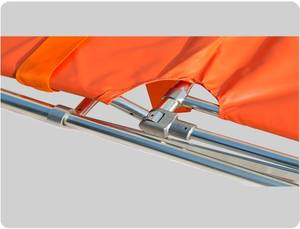 Silla elevadora de escalera 250Kg batería de litio aleación de aluminio eléctrica escalera médica Camilla carro plegable - Product Image 5