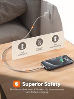 Câble USB-C CableCreation Super Fast Charging 240W, 3,3 pieds, tressé, connecteur USB 3.0 Type-C 240W, conducteur en cuivre étamé, gaine TPE
