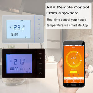 HY01 7 jours Programmable Wifi Thermostat sans fil LCD écran tactile Tuya App télécommande pour hôtel chauffage électrique PEX - Product Image 4
