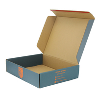 Naturel vert Logo personnalisé sac à thé emballage boîtes en papier boîte d'expédition de courrier pour thé collation aliments abonnement