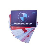 Bloqueur NFC anti-écrémage personnalisé Carte de blocage de numérisation RFID Protecteur de carte à puce NFC antivol