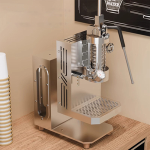 Machine à expresso à levier à ressort intégré à extraction rapide, chaudière à eau 1L, cafetière manuelle à pression, machine à café BH-2 Wall- - Product Image 6