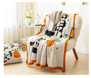 Couverture tricotée épaisse de style Ins, idéale pour la sieste au bureau, la nouvelle décoration intérieure et les déménagements - Product Image 5