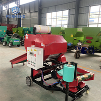 Machine d'emballage économique pour balles de paille, emballage de balles rondes rentable pour les agriculteurs