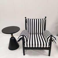 Chaise vintage française, canapé simple rétro, tissu rouge, dossier en bois massif, décontracté, salon, mobilier de maison du milieu du siècle, design de balcon