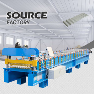 Цинковый гофрированный кровельный настенный железный лист, формовочная машина для производства гофрированного рулона - Product Image 1