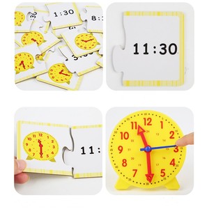 Horloge d'apprentissage pour enfants, horloge analogique et numérique pour les salles de classe d'école, jouets éducatifs, horloge d'enseignement pour enfants - Product Image 5