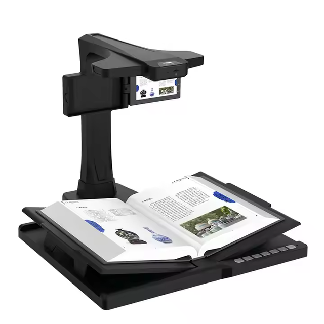 Eloam 28MP A3 Portable Auto-Scanning CMOS Laser Assisted Flatbed Scanner LCD Screen USB Used 3-Year Warranty 1S