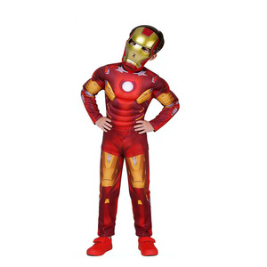 Costume de super-héros Iron Man pour enfants, costume de cosplay, costume de performance Avengers pour Halloween, 8-13 ans - Product Image 3