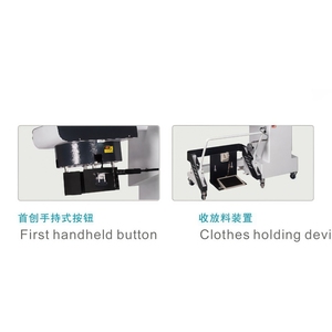 Machine automatique informatisée pour la pose de cordons et de cordonnets semi-automatique pour pantalons, pulls et sweats à capuche - Product Image 2