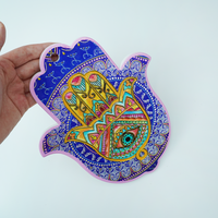 Sous-verre en céramique durable et écologique, motif œil grec 3D en relief, colonne grecque antique et harpe, souvenir de voyage pour table