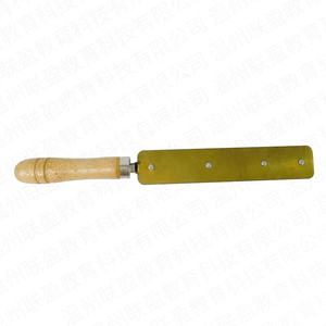 Hoja bimetálica de cobre y hierro con mango de madera para equipos educativos de Física - Product Image 5