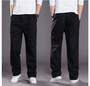 Pantalon cargo décontracté mince pour hommes Pantalon long à taille élastique pour hommes Pantalon extensible - Product Image 2