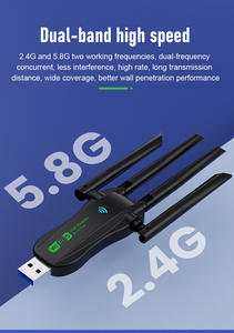 การ์ดเครือข่ายแบบเสียบ<span class=keywords><strong>ใช้</strong></span>งานได้ทันที ไม่ต้องติดตั้งไดรเวอร์ อะแดปเตอร์ USB WiFi แบบดูอัลแบนด์ สำหรับเดสก์ท็อป แล็ปท็อป พีซี อัพเกรดความเร็วอินเทอร์เน็ต - Product Image 6