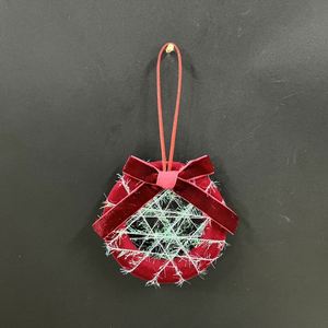 50cm Large Christmas Decoration Wreath Bow Pink Christmas Wreath <b>Outdoor</b> Christmas Wreath With Lights - Product Image 2