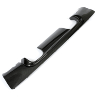 Diffuseur de pare-chocs arrière bicolore style CSL en fibre de carbone pour BMW 01-06 E46 M3
