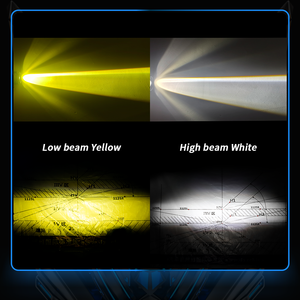 DXZ KIT 1LED nouveau double couleur <span class=keywords><strong>auxiliaire</strong></span> moto LED conduite antibrouillard ambre blanc compatible avec camion ATV et motos - Product Image 4