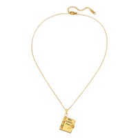 Collier à maillons en acier inoxydable romantique le plus vendu, pendentif ouvert gravé pour couple, lettre d'amour, cœur, page à retourner, LOGO personnalisé