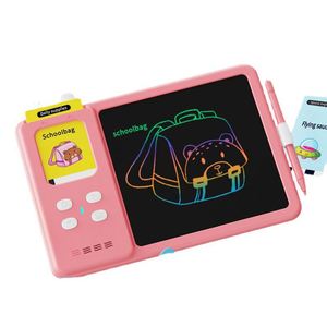 Jouets éducatifs interactifs pour enfants Zhorya, tableau d'écriture et de dessin, cartes flash, machine d'apprentissage de l'anglais pour enfants - Product Image 1