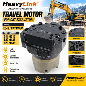 Moteur de translation hydraulique pour excavatrice CAT E349 GC E349 CAT 349GC, Pièce 511-0317 620-9135 620-9136 - Product Image 3