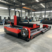 Machine de découpe laser à fibre CNC pour tôles et tubes métalliques de haute précision 1500*3000mm avec certificat CE et rotatif de 6m