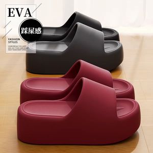 EVA Women's 6cm Platform Sandals Comfortable Non Slip Indoor Home Wear Summer Style Height Increasing <b>Slippers</b> - Product Image 1