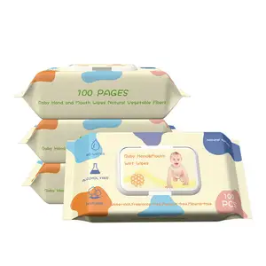 高品质定制标志干婴儿嫩专用湿纸巾护理婴儿和新生儿加厚湿纸巾带盖
