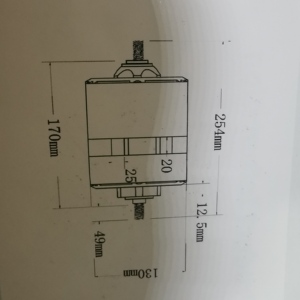 HUB Động Cơ 10INCH Không Có Vành Phụ Tùng Xe Tay Ga Điện Bằng Thép Nam Châm 75MM Tốc Độ Cao Và Công Suất Cao - Product Image 6