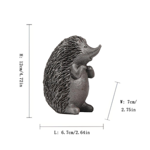 Kerstfiguurtje voor buiten, van hars, met de hand beschilderd, artistiek tuinornament - Product Image 5