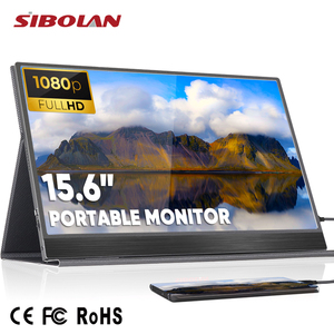 Sibolan nhãn hiệu riêng 15.6 siêu mỏng IPS hiển thị Xách Tay USB C chơi game màn hình 1080P FHD 60Hz Tốc độ làm mới OEM/ODM - Product Image 1