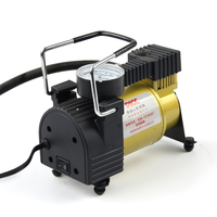 Pièce détachée OEM Mini compresseur d'air électrique 12V 160w pour voiture Pompe avec manomètre Poignée portable Gonfleur de pneu