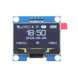 Module <span class=keywords><strong>OLED</strong></span> 1,3 pouces, écran 1,3 pouces, blanc, 128x64, SPI/IIC I2C, communication couleur, module d'affichage LCD <span class=keywords><strong>OLED</strong></span> 1,3 pouces, type - V - Product Image 1
