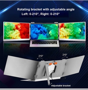 13.3 inch IPS Loại C ba màn hình LCD xách tay Extender máy tính xách tay màn hình với 2560x1600 độ phân giải - Product Image 1