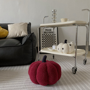 Bắc Âu retro sang trọng Ins bí ngô gối thêu mô phỏng sóng Dot đồ chơi sang trọng đầu giường đệm PP bông để giảm căng thẳng - Product Image 4