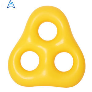 أنبوب سباحة قابل للنفخ من كلوريد البولي فينيل على شكل مثلث لحلقة تزلج مائية متينة سميكة مع مقابض - Product Image 1