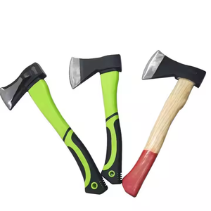 High Carbon Steel Flat <b>Axe</b> Head with Fiberglass Handle-Industrial Grade DIY for Outdoor <b>Wood</b> and Agriculture - Product Image 3