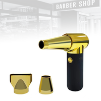 Sèche-cheveux professionnel portable électrique en métal à haute vitesse avec ventilateur turbo et souffleur d'air comprimé pour barbier