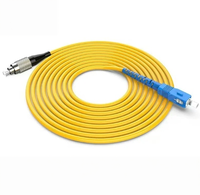 Cordon de brassage fibre optique SC vers FC UPC, monomode duplex 9/125µm, câble connecteur FTTH, jumper réseau optique télécom, vente en gros