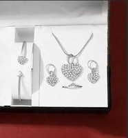 Y850 Ensemble de 5 montres à quartz pour femmes, bijoux, vente en gros, Montre Femme, Reloj, collier, boucles d'oreilles, bague, bracelet, coffret cadeau