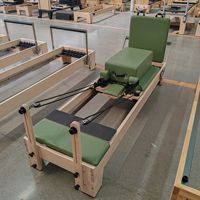 Machine de Pilates Reformer en bois, glisse silencieuse et fluide, modèle classique, prix de gros, fitness haut de gamme