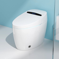 WC intelligent japonais 110V/220V en porcelaine avec bidet à siphon automatique à capteur européen et cuvette intelligente, compatible siphon en P/S