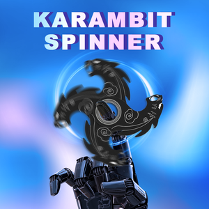 New Trung Quốc Phong Cách 12 Hoàng Đạo Hợp Kim Nhôm Karambit Thế Hệ Thứ Hai Ngón Tay Đầu Spinner Edc Căng Thẳng Cứu Trợ Đồ Chơi Xoay Keychain - Product Image 6