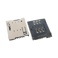 QQX 5G IoT Compatible Nano emplacement pour carte SIM Push-Push Type 7P SMT Micro connecteur accessoire électronique