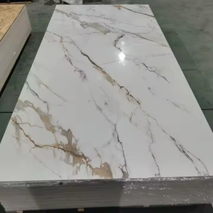 Factory Price Easy Install Marble <strong>Plastic</strong> <strong>Sheet</strong> Wall Panel Waterproof PVC Water <strong>Cladding</strong> 3mm Thickness - Product Image 1