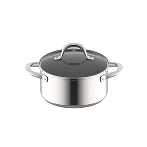 Juego de ollas de plasma de titanio, juego de ollas antiadherentes de acero inoxidable 304 con tapa de vidrio, Cocina de Inducción - Product Image 4