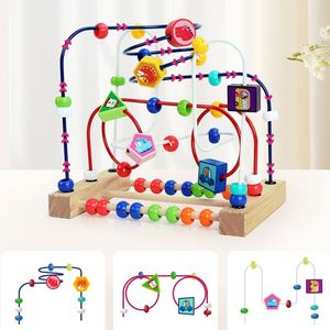 Juguete Educativo de Madera con Laberinto de Cuentas, Regalo para Niños y Niñas Pequeños - Product Image 2