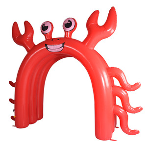 Jouet aquatique gonflable en forme de crabe pour enfants, pour pelouse, plage, en PVC - Product Image 1