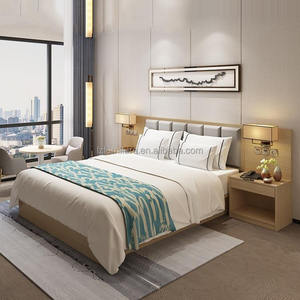 Modern Love Zone Hotel Furniture New Design Solid Wood Bedroom Set High Gloss Finish <b>King</b> <b>Double</b> Queen Single <b>Bed</b> Frame - Product Image 5