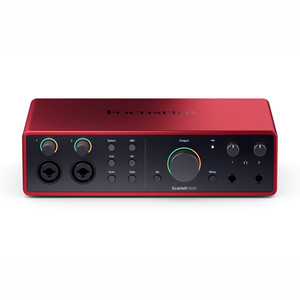 อินเทอร์เฟซเสียง USB <span class=keywords><strong>Focusrite</strong></span> <span class=keywords><strong>Scarlett</strong></span> <span class=keywords><strong>2i2</strong></span> รุ่นที่ 4 แบบ 2 เข้า 2 ออก 120dB โหมด Air พร้อมระบบ Auto Gain สำหรับการบันทึกเสียง พอดแคสต์ และสตรีมมิ่ง - Product Image 2