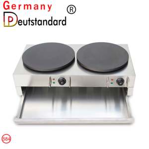 Industriale commerciale in acciaio inox elettrico crepe maker doppio crepe che fa la macchina - Product Image 3